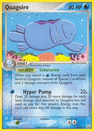 Pokemon TCG - EX Team Rocket Returns - Quagsire - 26/109