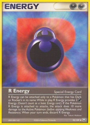 Pokemon TCG - EX Team Rocket Returns - R Energy - 95/109
