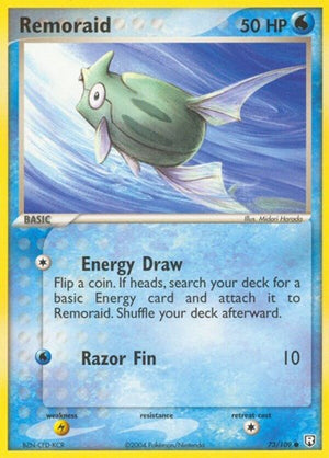 Pokemon TCG - EX Team Rocket Returns - Remoraid - 73/109 - Reverse Holofoil