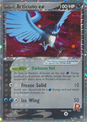 Pokemon TCG - EX Team Rocket Returns - Rocket's Articuno ex - 96/109