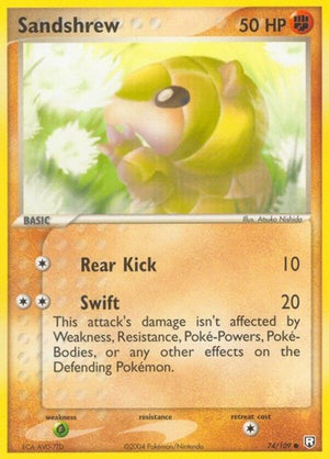 Pokemon TCG - EX Team Rocket Returns - Sandshrew - 74/109