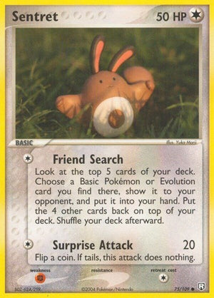 Pokemon TCG - EX Team Rocket Returns - Sentret - 75/109