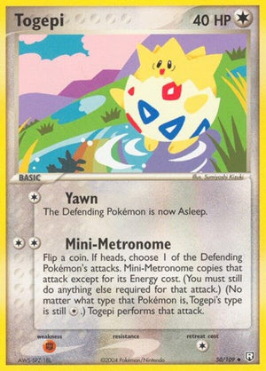 Pokemon TCG - EX Team Rocket Returns - Togepi - 50/109