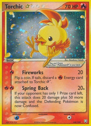 Pokemon TCG - EX Team Rocket Returns - Torchic Star - 108/109