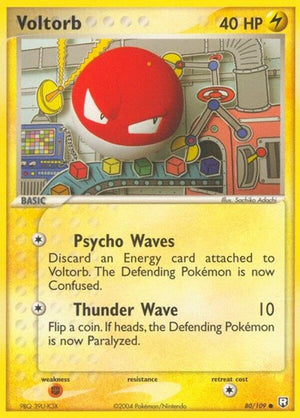 Pokemon TCG - EX Team Rocket Returns - Voltorb - 80/109