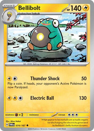 Pokemon TCG - SV06: Twilight Masquerade - Bellibolt - 074/167