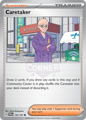 Pokemon TCG - SV06: Twilight Masquerade - Caretaker - 144/167