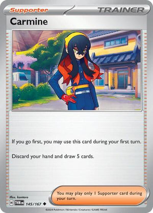 Pokemon TCG - SV06: Twilight Masquerade - Carmine - 145/167 - Reverse Holofoil