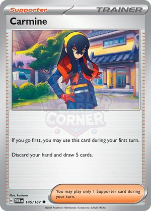 Pokemon TCG - SV06: Twilight Masquerade - Carmine - 145/167