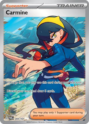 Pokemon TCG - SV06: Twilight Masquerade - Carmine - 204/167 - Holofoil