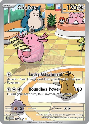 Pokemon TCG - SV06: Twilight Masquerade - Chansey - 187/167 - Holofoil