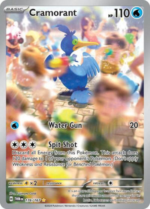 Pokemon TCG - SV06: Twilight Masquerade - Cramorant - 176/167 - Holofoil