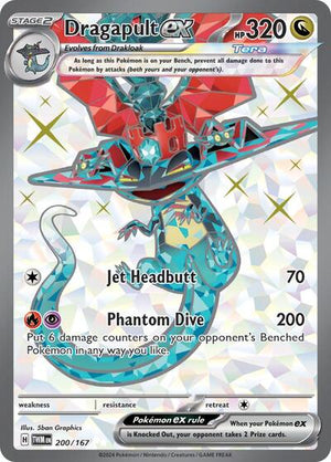 Pokemon TCG - SV06: Twilight Masquerade - Dragapult ex - 200/167 - Holofoil