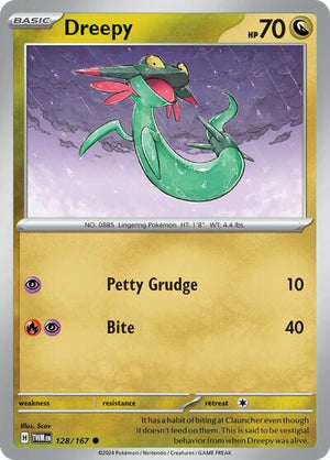 Pokemon TCG - SV06: Twilight Masquerade - Dreepy - 128/167