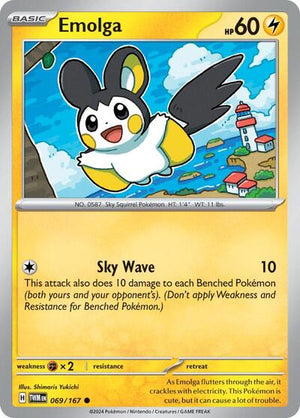 Pokemon TCG - SV06: Twilight Masquerade - Emolga - 069/167