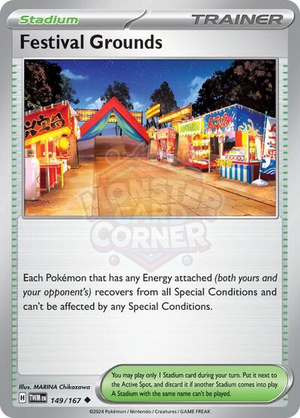 Pokemon TCG - SV06: Twilight Masquerade - Festival Grounds - 149/167 - Reverse Holofoil