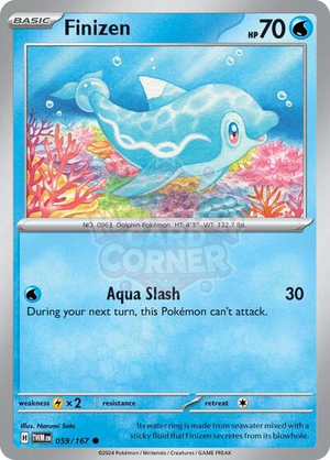 Pokemon TCG - SV06: Twilight Masquerade - Finizen - 059/167 - Reverse Holofoil