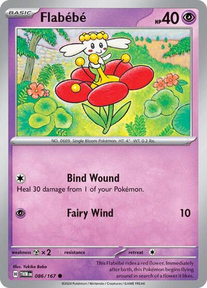 Pokemon TCG - SV06: Twilight Masquerade - Flabebe - 086/167