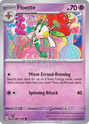 Pokemon TCG - SV06: Twilight Masquerade - Floette - 087/167