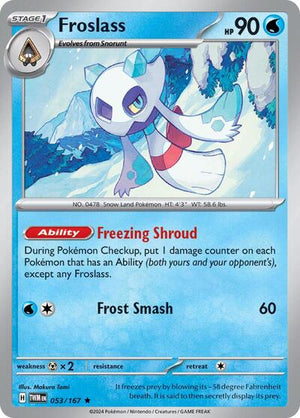 Pokemon TCG - SV06: Twilight Masquerade - Froslass - 053/167 - Holofoil