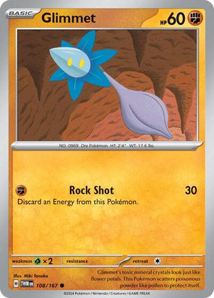 Pokemon TCG - SV06: Twilight Masquerade - Glimmet - 108/167
