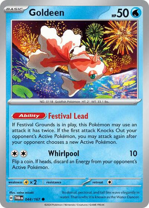 Pokemon TCG - SV06: Twilight Masquerade - Goldeen - 044/167