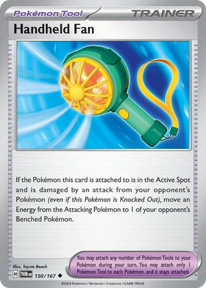 Pokemon TCG - SV06: Twilight Masquerade - Handheld Fan - 150/167 - Reverse Holofoil