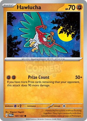 Pokemon TCG - SV06: Twilight Masquerade - Hawlucha - 107/167