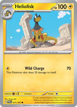 Pokemon TCG - SV06: Twilight Masquerade - Heliolisk - 071/167