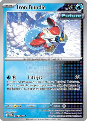 Pokemon TCG - SV06: Twilight Masquerade - Iron Bundle - 062/167 - Reverse Holofoil