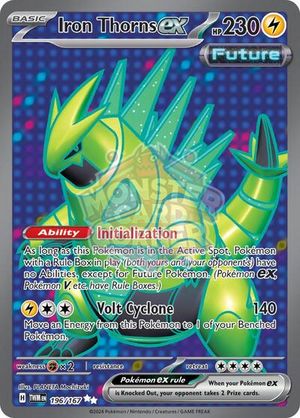 Pokemon TCG - SV06: Twilight Masquerade - Iron Thorns ex - 196/167 - Holofoil