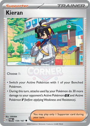 Pokemon TCG - SV06: Twilight Masquerade - Kieran - 154/167