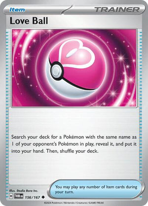 Pokemon TCG - SV06: Twilight Masquerade - Love Ball - 156/167