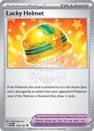 Pokemon TCG - SV06: Twilight Masquerade - Lucky Helmet - 158/167