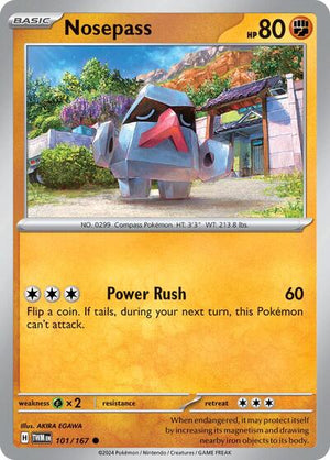 Pokemon TCG - SV06: Twilight Masquerade - Nosepass - 101/167
