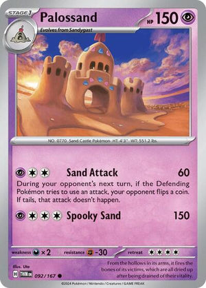 Pokemon TCG - SV06: Twilight Masquerade - Palossand - 092/167