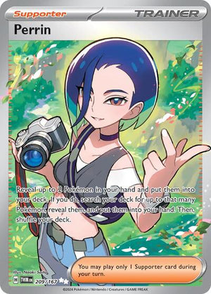 Pokemon TCG - SV06: Twilight Masquerade - Perrin - 209/167 - Holofoil