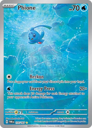 Pokemon TCG - SV06: Twilight Masquerade - Phione - 175/167 - Holofoil