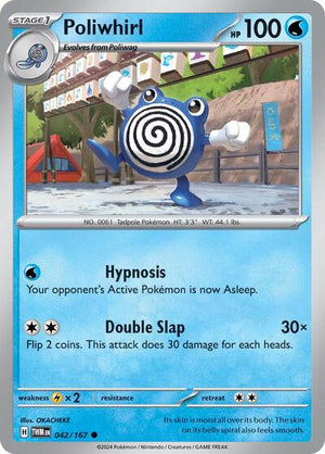Pokemon TCG - SV06: Twilight Masquerade - Poliwhirl - 042/167