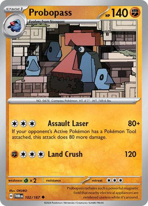 Pokemon TCG - SV06: Twilight Masquerade - Probopass - 102/167