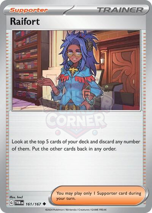 Pokemon TCG - SV06: Twilight Masquerade - Raifort - 161/167 - Reverse Holofoil