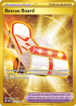 Pokemon TCG - SV06: Twilight Masquerade - Rescue Board - 225/167 - Holofoil