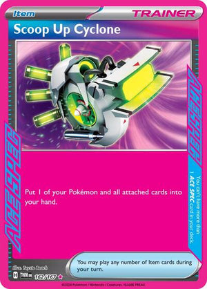 Pokemon TCG - SV06: Twilight Masquerade - Scoop Up Cyclone - 162/167 - Holofoil