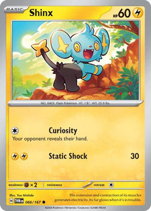 Pokemon TCG - SV06: Twilight Masquerade - Shinx - 066/167 - Reverse Holofoil