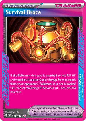 Pokemon TCG - SV06: Twilight Masquerade - Survival Brace - 164/167 - Holofoil