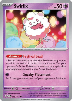 Pokemon TCG - SV06: Twilight Masquerade - Swirlix - 089/167