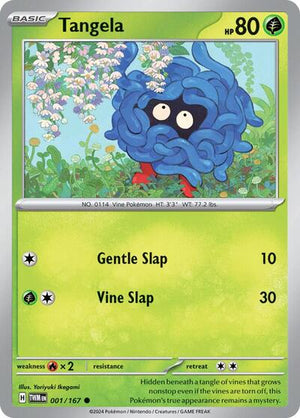 Pokemon TCG - SV06: Twilight Masquerade - Tangela - 001/167