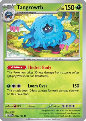 Pokemon TCG - SV06: Twilight Masquerade - Tangrowth - 002/167