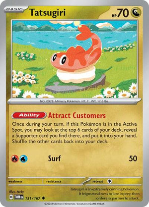 Pokemon TCG - SV06: Twilight Masquerade - Tatsugiri - 131/167