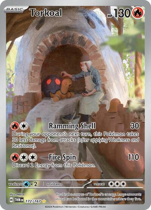 Pokemon TCG - SV06: Twilight Masquerade - Torkoal - 172/167 - Holofoil